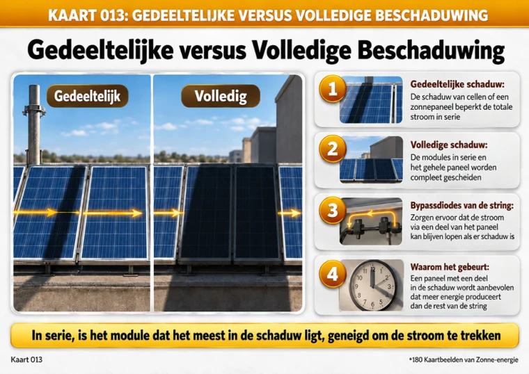 Kaart 013: gedeeltelijke versus volledige beschaduwing
