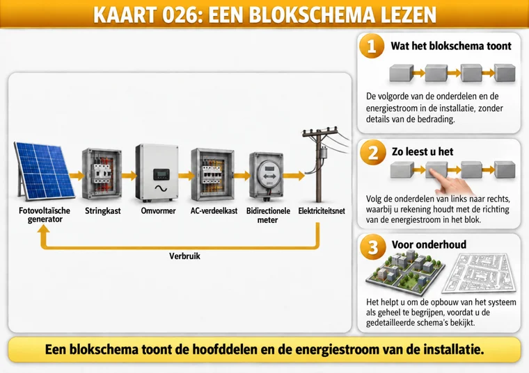 Kaart 026: een blokschema lezen