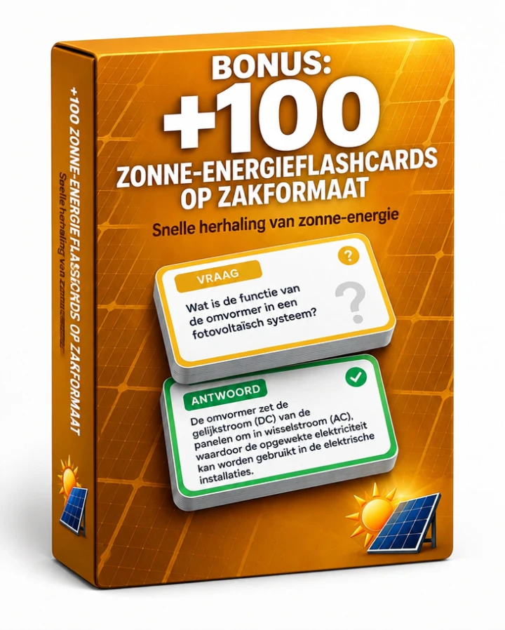 Bonus: zonne-energieflashcards op zakformaat